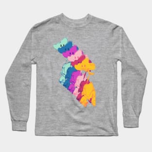 Awkward Cloud Inspired by Joseph's Technicolor Dreamcoat Long Sleeve T-Shirt